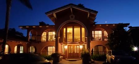 Carmel Villa at night